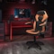 Flash Furniture Red Gaming Desk and Chair Set with Cup Holder BLN-X10RSG1030-OR-GG - alternate 1